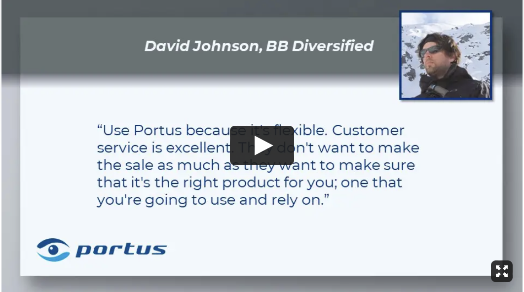 What Portus Customers Say BB Diversified